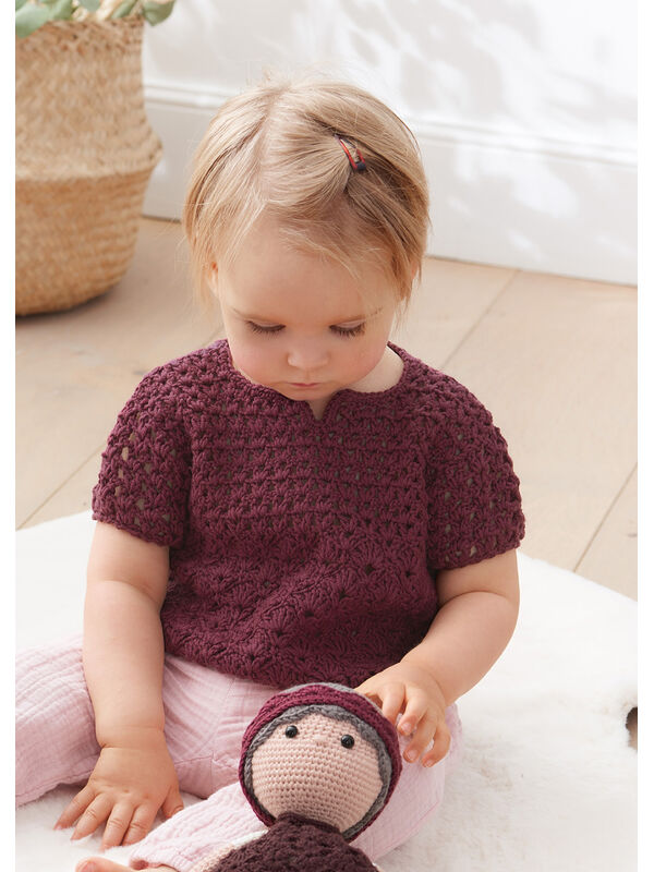 Lana Grossa PULLOVER Cool Wool - Strikkeoppskrift (DK)
