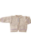 Lana Grossa JAKKE Cool Wool Baby Print Punto & Cool Wool Baby - Strikkeoppskrift (DK)