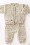 Lana Grossa JAKKE Cool Wool Baby Print Punto & Cool Wool Baby - Strikkeoppskrift (DK)