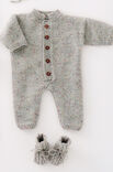 Lana Grossa TØFLER Cool Wool Baby Print Punto - Hekleoppskrift (SE)