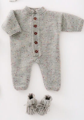 OVERALL Cool Wool Baby Print Punto - Strikkeoppskrift (DK) fra Lana Grossa