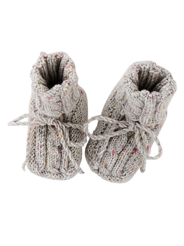 Lana Grossa TØFLER Cool Wool Baby Print Punto - Hekleoppskrift (SE)