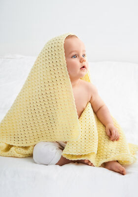 PLAID Cool Wool Baby - Hekleoppskrift (DK) fra Lana Grossa