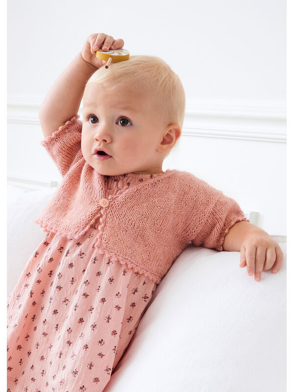 Lana Grossa JACKE Ecopuno - Strikkeoppskrift (DK)