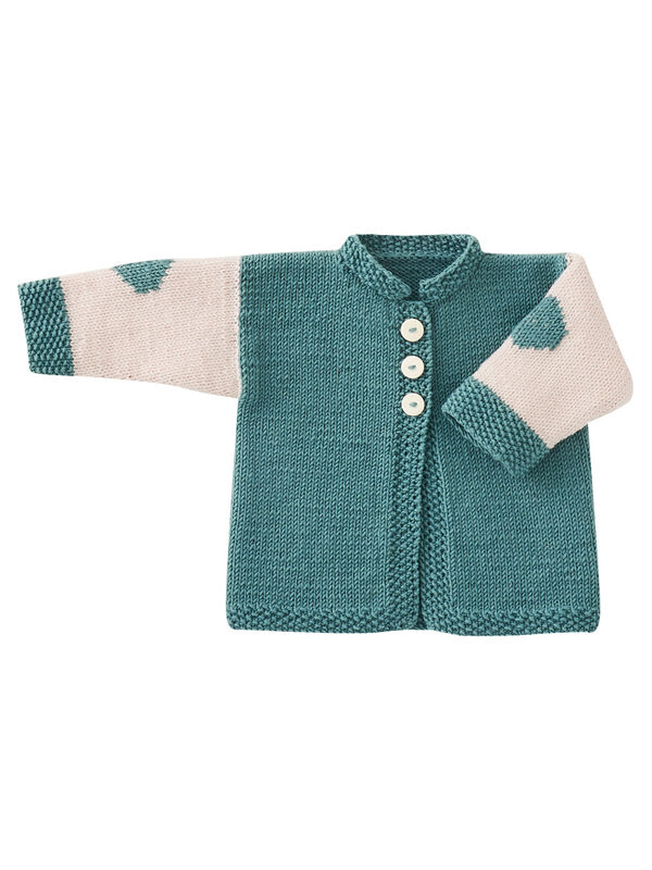 Lana Grossa JAKKE Cool Wool - Strikkeoppskrift (DK)