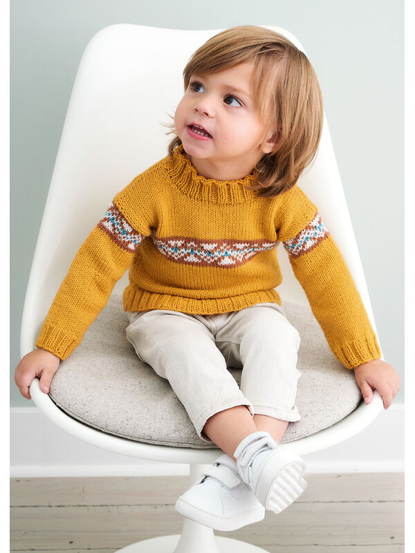 Lana Grossa PULLOVER Cool Wool - Strikkeoppskrift (DK)