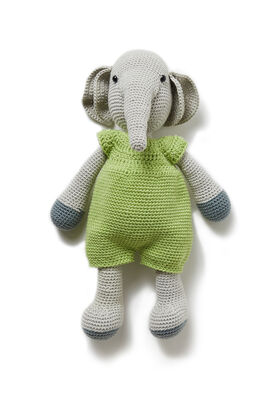 HEKLET ELEFANT Cotone - Hekleopskrift (DK) fra Lana Grossa