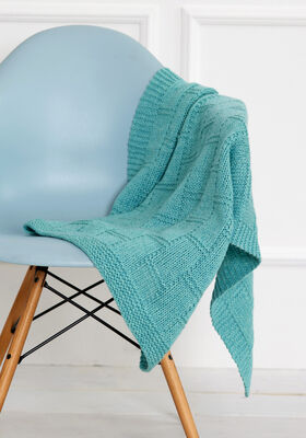 PLAID Cool Merino Big - Strikkeoppskrift (DK) fra Lana Grossa