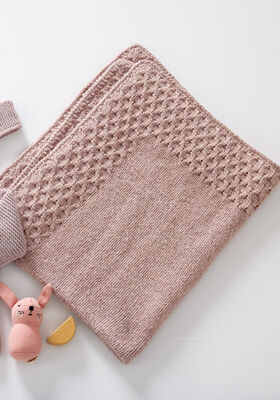 PLAID Cool Merino Big - Strikkeoppskrift (DK) fra Lana Grossa