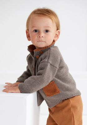 JAKKE Cool Wool - Strikkeoppskrift (DK) fra Lana Grossa