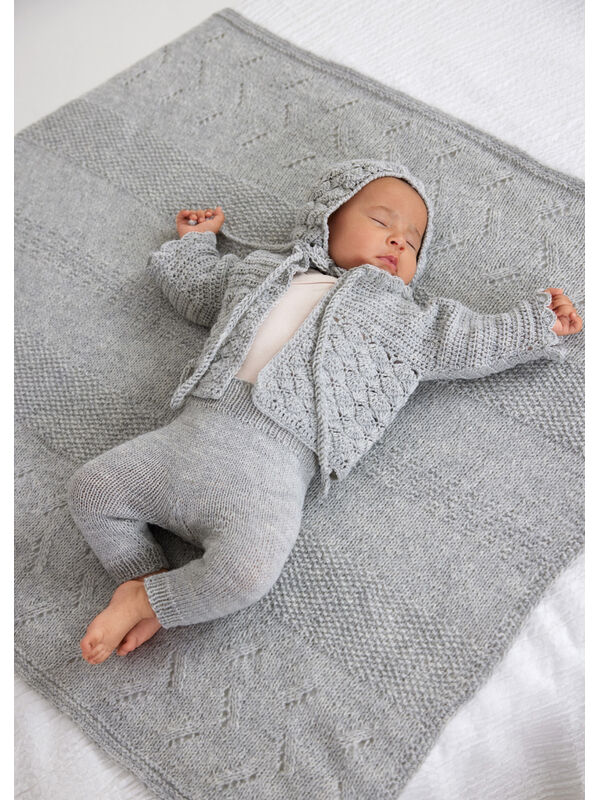 Lana Grossa HEKLET JAKKE Cool Wool Baby - Hekleopskrift (DK)