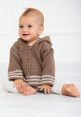 HOODIE Soft Cotton - Strikkeoppskrift (SE) fra Lana Grossa