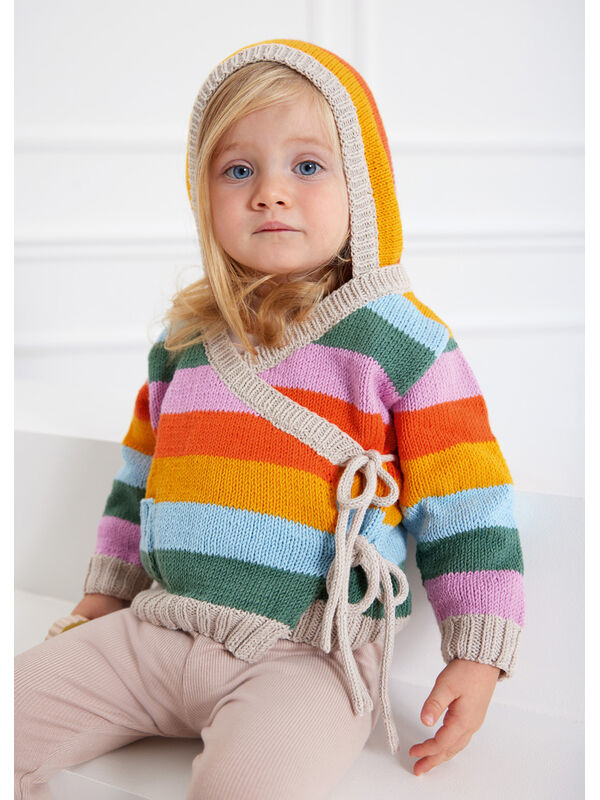 Lana Grossa HOODIE Elastico - Strikkeoppskrift (DK)