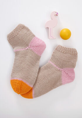 SOKKER Cool Wool Baby - Strikkeoppskrift (DK) fra Lana Grossa