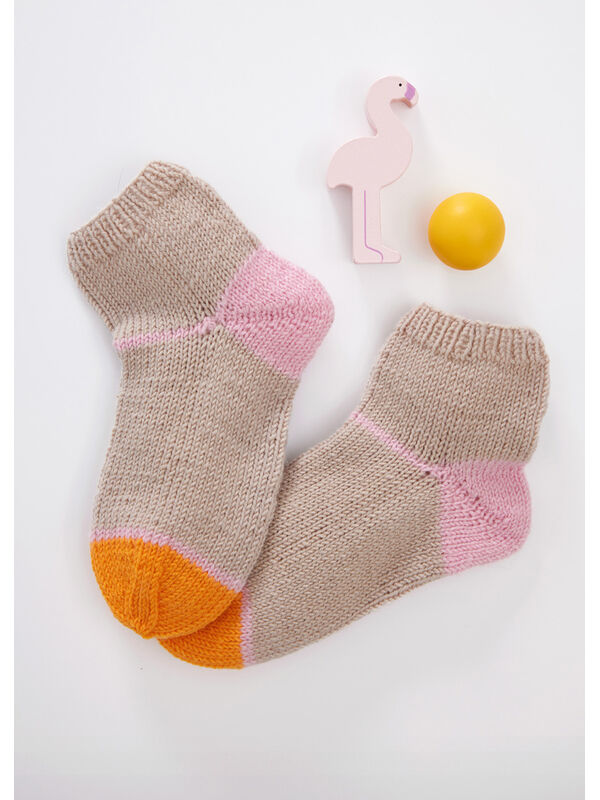 Lana Grossa SOKKER Cool Wool Baby - Strikkeoppskrift (DK)