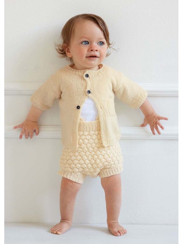 Lana Grossa JACKE Cool Wool Baby - Strikkeoppskrift (DK)