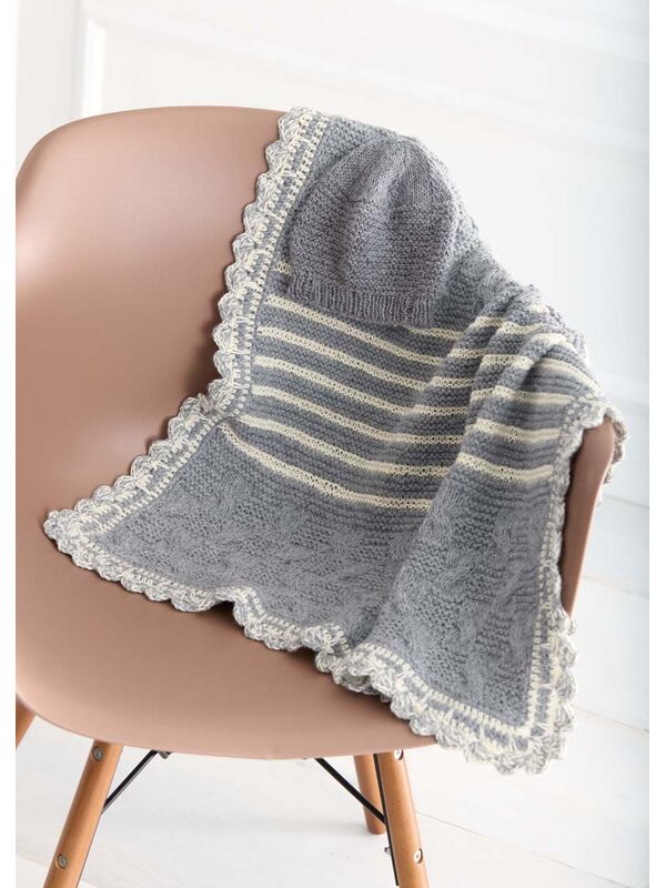 Lana Grossa PLAID Cool Wool Baby - Strikkeoppskrift (DK)