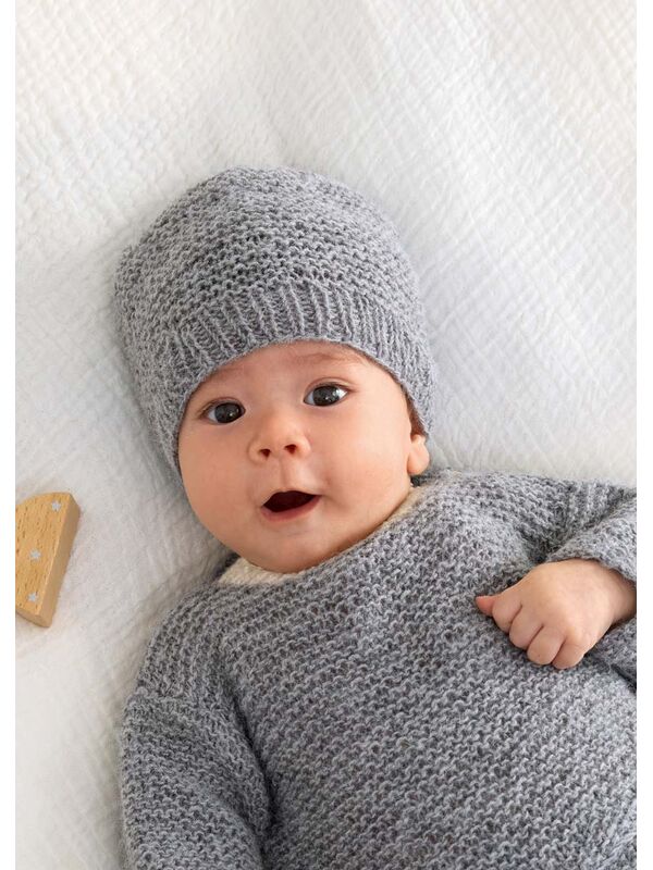 Lana Grossa LUE Cool Wool Baby - Strikkeoppskrift (DK)