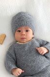 Lana Grossa LUE Cool Wool Baby - Strikkeoppskrift (DK)