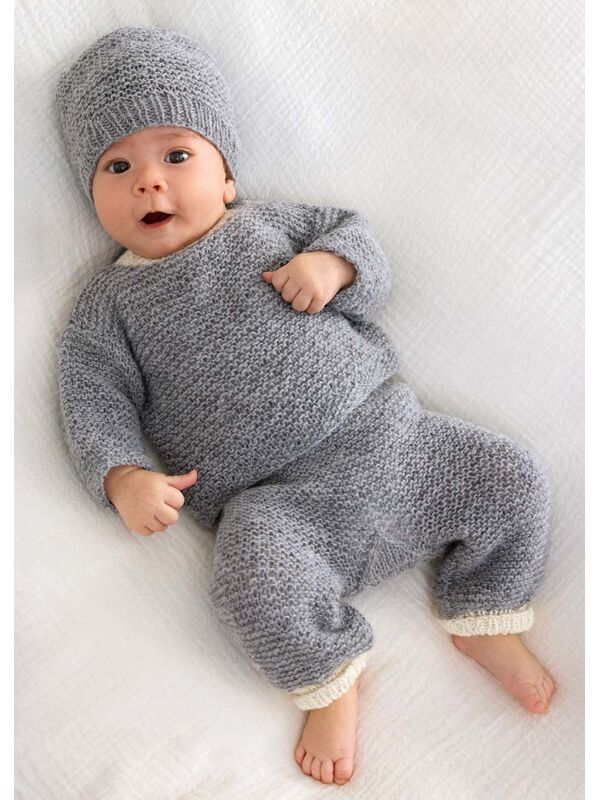 Lana Grossa BUKSER Cool Wool Baby - Strikkeoppskrift (DK)