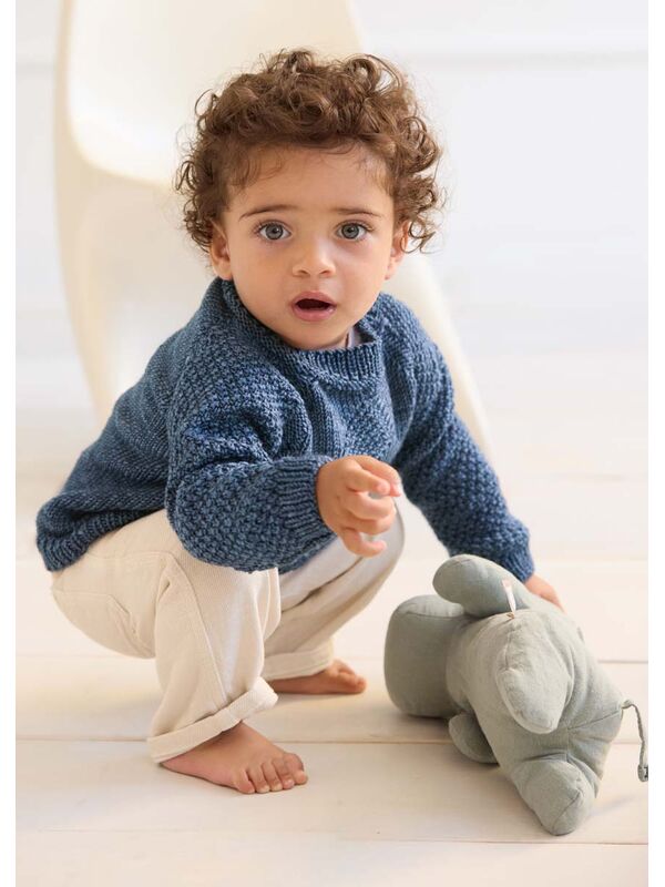 Lana Grossa GENSER Cool Wool Big Vintage - Strikkeoppskrift (DK)
