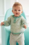 Lana Grossa GENSER Natural Superkid Tweed & Ecopuno - Strikkeoppskrift (DK)