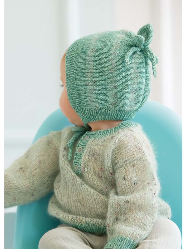 Lana Grossa LUE Natural Superkid Tweed & Ecopuno - Strikkeoppskrift (DK)