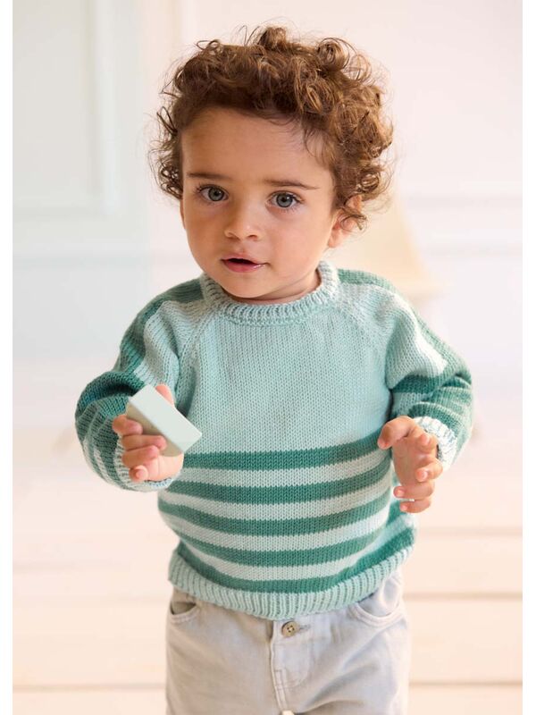 Lana Grossa GENSER Cool Wool - Strikkeoppskrift (DK)