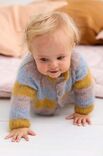 Lana Grossa JAKKE Natural Superkid Tweed - Strikkeoppskrift (DK)