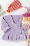 Lana Grossa SLÅ-OM-JAKKE Cool Wool Baby - Strikkeoppskrift (DK)