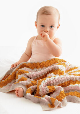 PLAID Cool Wool Baby - Strikkeoppskrift (DK) fra Lana Grossa