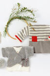 Lana Grossa OMSLAGSJAKKE Cool Wool Baby - Strikkeoppskrift (NO)