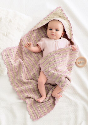PLAID Soft cotton - Strikkeoppskrift (DK) fra Lana Grossa