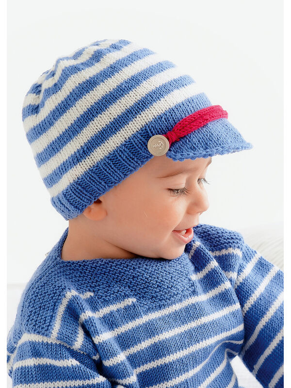 Lana Grossa LUE Cool Wool Baby - Strikkeoppskrift (DK)