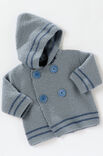 Lana Grossa JAKKE Cool Wool Baby - Strikkeoppskrift (DK)