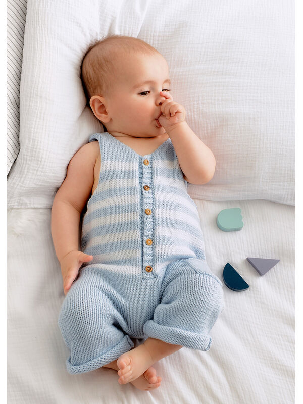Lana Grossa ROMPER Soft Cotton - Strikkeoppskrift (DK)