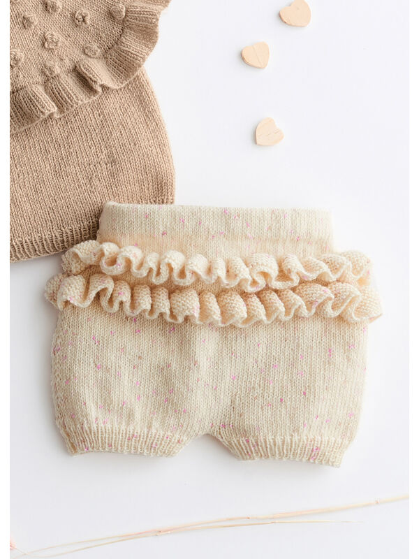 Lana Grossa BUKSER Cool Wool Baby Print Punto - Strikkeoppskrift (DK)