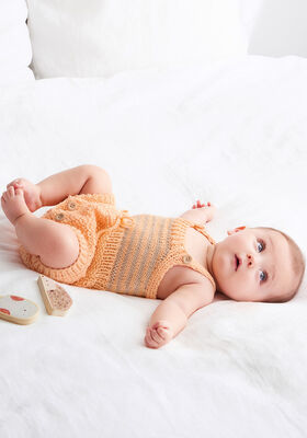ROMPER Soft Cotton - Strikkeoppskrift (DK) fra Lana Grossa