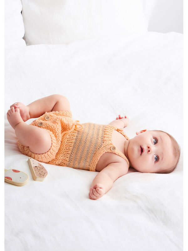 Lana Grossa ROMPER Soft Cotton - Strikkeoppskrift (DK)