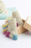 Lana Grossa SOKKER Cool Wool Baby Print Punto & Cool Wool Baby - Strikkeoppskrift (DK)