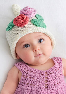 LUE  Soft Cotton - Strikkeoppskrift (DK) fra Lana Grossa