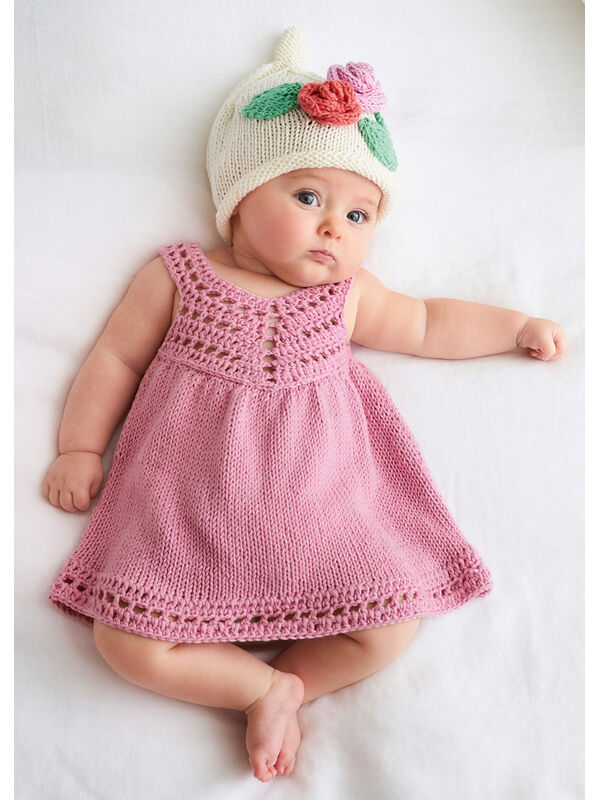 Lana Grossa KJOLE Soft Cotton - Strikkeoppskrift (DK)