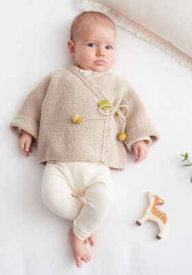 JAKKE Cool Wool Baby - Strikkeoppskrift (DK) fra Lana Grossa