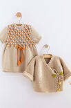 Lana Grossa JAKKE Cool Wool Baby - Strikkeoppskrift (DK)