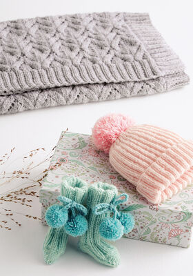PLAID Cool Wool Baby - Strikkeoppskrift (DK) fra Lana Grossa