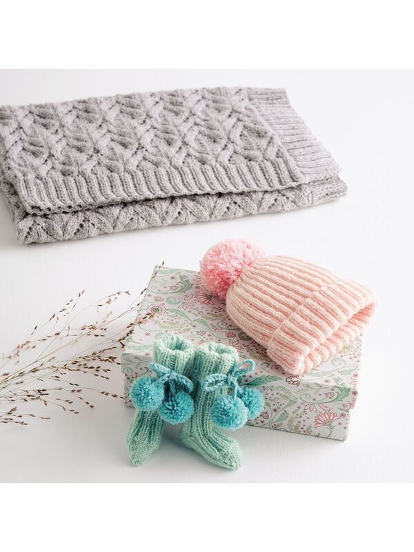 Lana Grossa PLAID Cool Wool Baby - Strikkeoppskrift (DK)