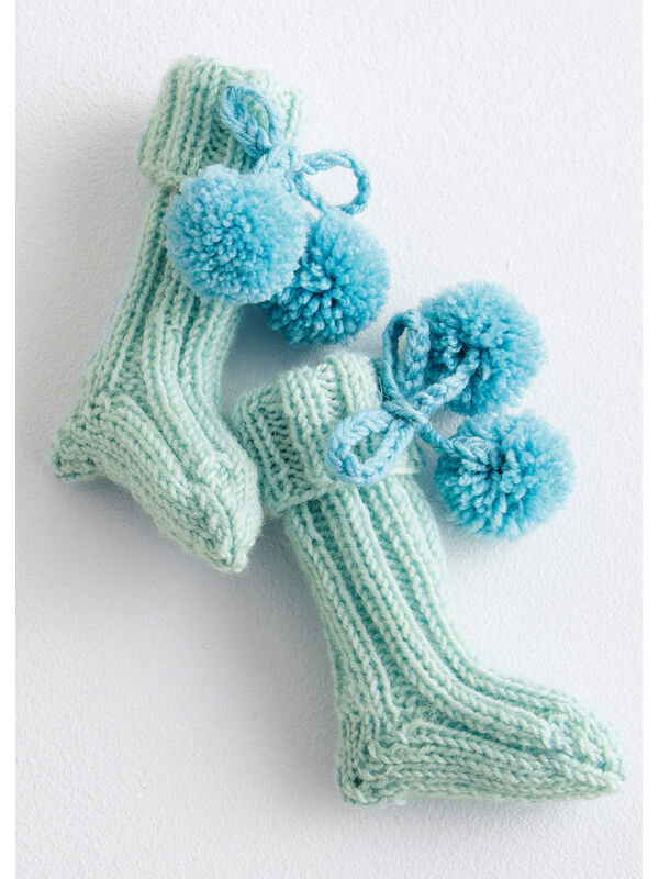 Lana Grossa SOKKER Cool Wool Baby - Strikkeoppskrift (DK)