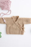 Lana Grossa JAKKE Cool Wool Baby - Strikkeoppskrift (DK)