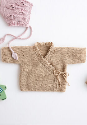 JAKKE Cool Wool Baby - Strikkeoppskrift (DK) fra Lana Grossa