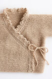 Lana Grossa JAKKE Cool Wool Baby - Strikkeoppskrift (DK)